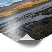 南アイスランドの山 フォトプリント            (角)