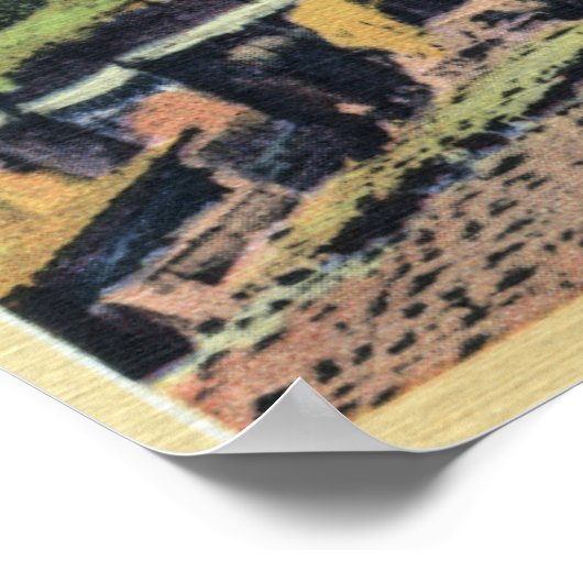 南アイダホ州 – サケの有名な沈没ファーム ポスター (角)