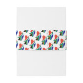 南アエレガントフモノグラム結婚お祝い 招待状ベリーバンド (裏面例)