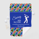 南アカスタムフクリスチャンの主へのスイング ゴルフタオル (インサイチュ)