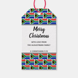 南アカスタムフリカ国旗 ギフトタグ