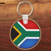 南アカッコいいフリカ国旗の封印 キーホルダー (正面)