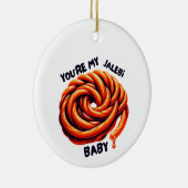 南アジアのクリスマスオーナメント、デシギフト セラミックオーナメント (右)