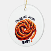 南アジアのクリスマスオーナメント、デシギフト セラミックオーナメント (左)