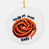 南アジアのクリスマスオーナメント、デシギフト セラミックオーナメント (裏面)