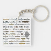 南アジアの淡水魚グループ キーホルダー (裏面)