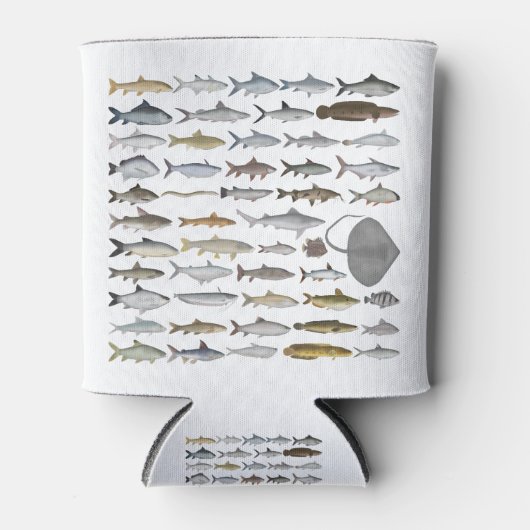 南アジアの淡水魚グループ 缶クーラー (正面)