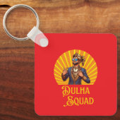 南アジアスタイルのシャーディーシーズン キーホルダー (正面)