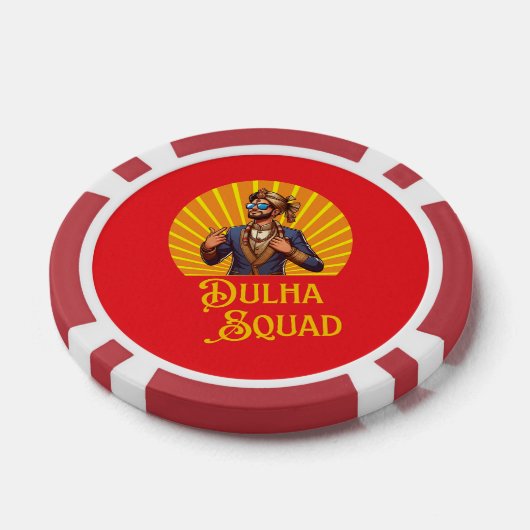 南アジアスタイルのシャーディーシーズン ポーカーチップ (シングル)