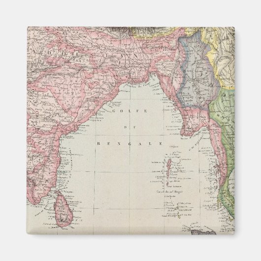 南アジア2 マグネット (正面)