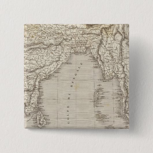 南アジア（インド） 缶バッジ (正面)