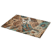 南アステカ西部部族の羽毛 カッティングボード (角)