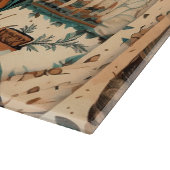 南アステカ西部部族の羽毛 カッティングボード (角)