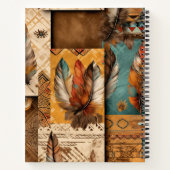 南アステカ西部部族の羽毛 ノートブック (裏面)