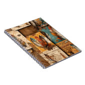 南アステカ西部部族の羽毛 ノートブック (右側)