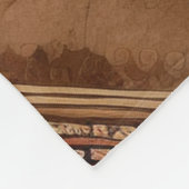 南アステカ西部部族の羽毛 フリースブランケット (角)