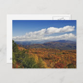 南アパラチア山脈の秋の景色 ポストカード (正面/裏面)