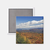 南アパラチア山脈の秋の景色 マグネット (正面/裏面)