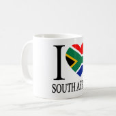南アフリカが大好き コーヒーマグカップ (正面左)