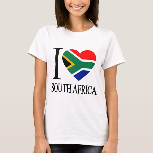 南アフリカが大好き Tシャツ (正面)