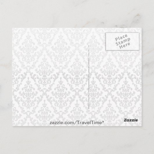 南アフリカでサーフィンを楽しむヴィンテージ ポストカード (裏面)