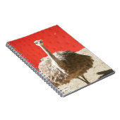 南アフリカのだちょうのノート ノートブック (右側)