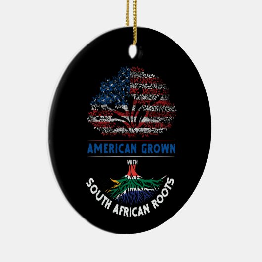 南アフリカのアメリカ原産のルーツ国旗ベネズエラ セラミックオーナメント (右)