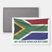 南アフリカのキッチンマグネット マグネット (正面/裏面)