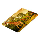 南アフリカのキリン マグネット (左側)