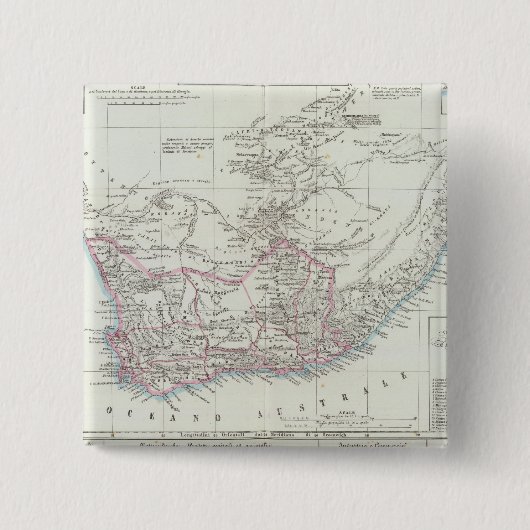 南アフリカのケープタウン2 缶バッジ (正面)