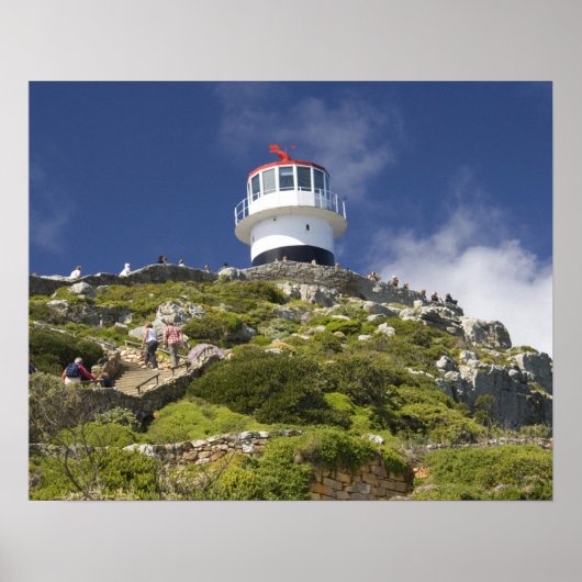 南アフリカのケープタウン。灯台 ポスター (正面)