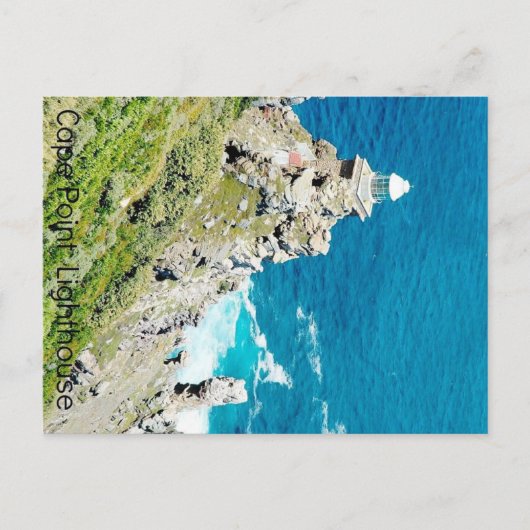 南アフリカのケープポイントライトハウスのはがき ポストカード (正面)