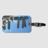 南アフリカのサインポスト+ペンギン荷物タグ ラゲッジタグ (正面横)