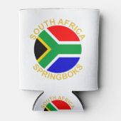南アフリカのスプリングボクス 缶クーラー (正面)
