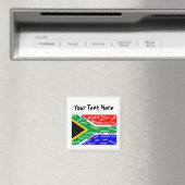 南アフリカのスラングの磁石テンプレート マグネット (インサイチュ (食洗機))