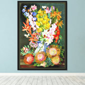 南アフリカのセレス島の野草 キャンバスプリント (インサイチュ (ウッドフロア))