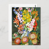 南アフリカのセレス島の野草 ポストカード (正面/裏面)