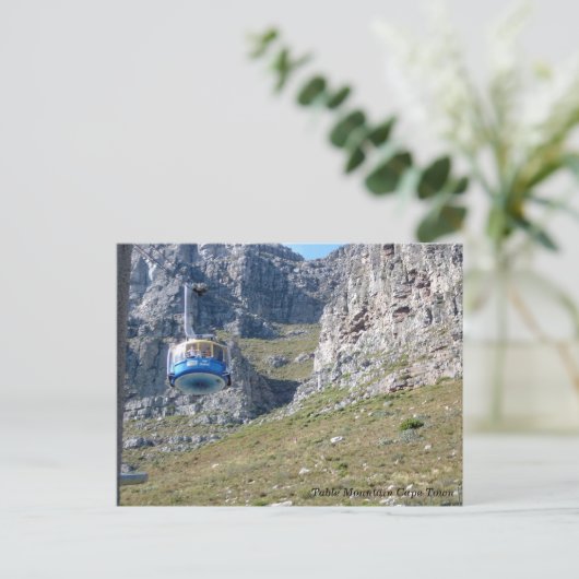 南アフリカのテーブルマウンテンケーブルカー ポストカード (スタンド正面)