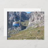 南アフリカのテーブルマウンテンケーブルカー ポストカード (正面/裏面)