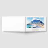 南アフリカのテーブル山の水の色のケープタウン ゲストブック (全面)