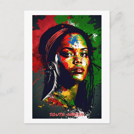 南アフリカのポストカード – World of Women Collection ポストカード (正面)