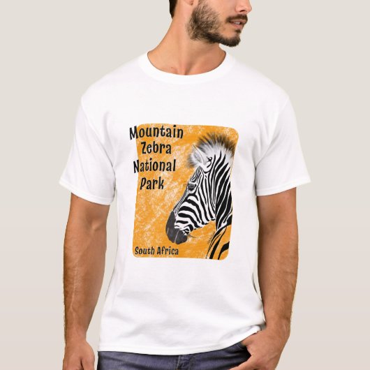 南アフリカのマウンテンゼブラ国立公園 Tシャツ (正面)