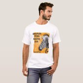 南アフリカのマウンテンゼブラ国立公園 Tシャツ (正面フル)