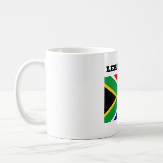 南アフリカのマグカップ コーヒーマグカップ (左)