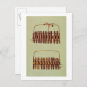 南アフリカのマリンバの正面と背面 ポストカード (正面/裏面)