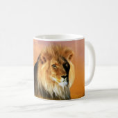 南アフリカのライオン コーヒーマグカップ (正面右)