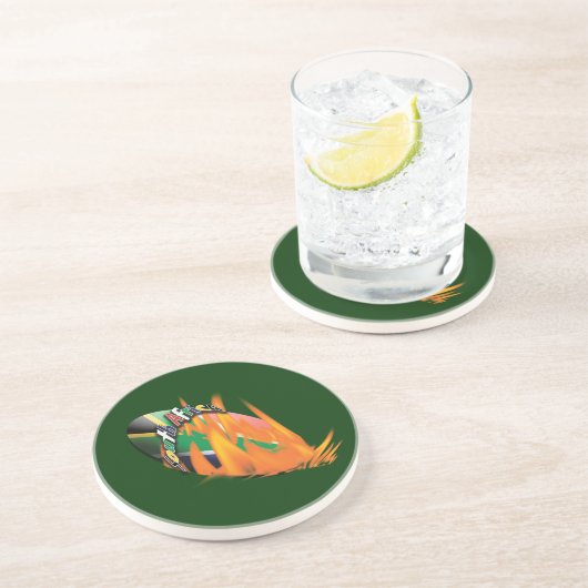 南アフリカのラグビーのbokkeファン コースター (側面)