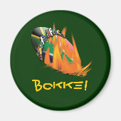 南アフリカのラグビーファンと支援磁石 マグネット (正面)