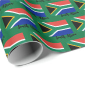 南アフリカのラッピング紙、アフリカ国旗の緑 ラッピングペーパー (ロールコーナー)