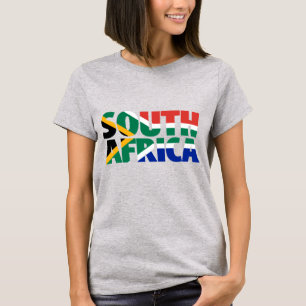 南アフリカのルーツ南アフリカの国旗ブライ Tシャツ